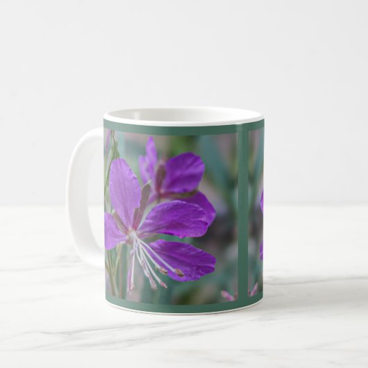Mug à fleurs d'herbe à feu (Devant gauche)