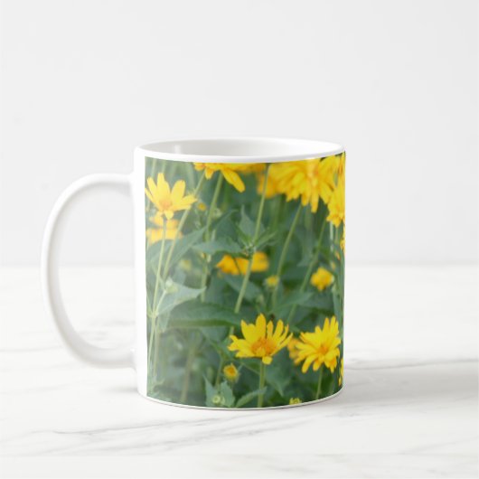 Mug à fleurs jaunes (Gauche)