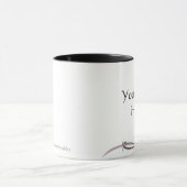 Mug à fleurs neutres personnalisable (Centre)