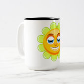 Mug à fleurs souriantes (Devant gauche)