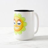 Mug à fleurs souriantes (Devant droit)
