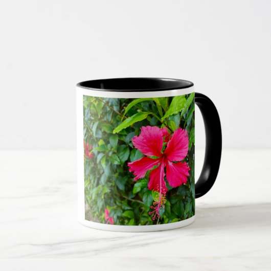 Mug à fleurs tropicales (Devant droit)