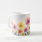 Mug à fleurs vintages - Inspiré par la nature (Devant gauche)