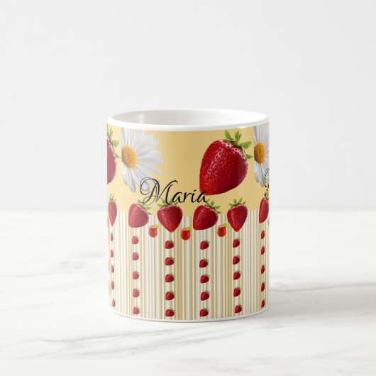 Mug à fraise blanc (Centre)