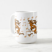 Mug À gauche face Kokopelli Merrymaker musical (Devant gauche)