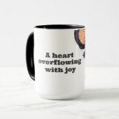 Mug A heart overflowing with joy (Devant gauche)