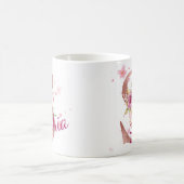 Mug à initiale florale personnalisée – Lettre S (Centre)
