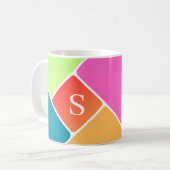 Mug à initiale personnalisé (Devant gauche)