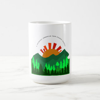 Mug A Journey Through the Silent Slopes Retro Mountain