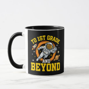 Mug à la 1re année et au-delà Astronaute étudiant