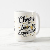 Mug À la baisse des attentes (Devant droit)