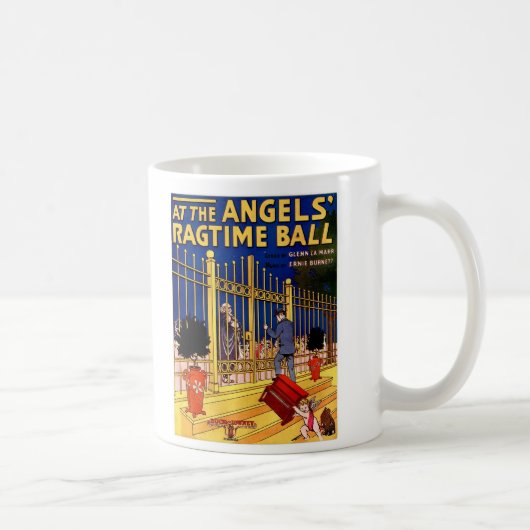 Mug À la boule de ragtime d'anges (Droite)