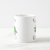 Mug À la disco (Triceratops d'équitation de licorne) (Centre)