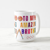 Mug À la fête de mon frère extraordinaire (Devant droit)