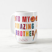 Mug À la fête de mon frère extraordinaire (Devant gauche)