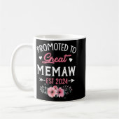 Mug À la fleur Great Memaw Est 2024 (Gauche)