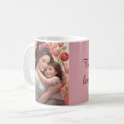 Mug À La Maman La Plus Amoureuse - Mère & Fille (Devant gauche)