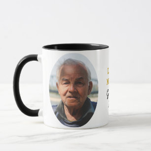 Mug À la mémoire affectueuse 2 Mémoire photo noir et o