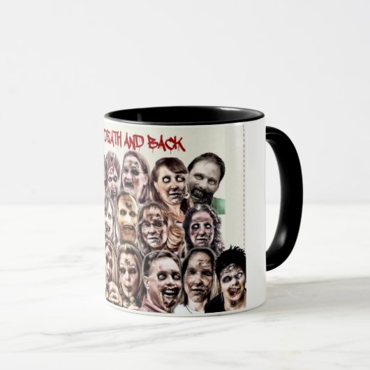 Mug À la mort et au dos (Devant droit)