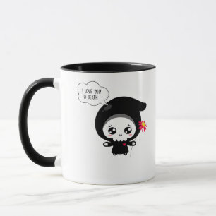 Mug À la mort - Funny Valentines Jour Classique