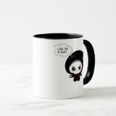 Mug À la mort - Funny Valentines Jour Classique (Devant droit)
