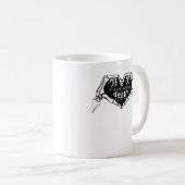 Mug À la mort - Squelette Coeur main (Devant droit)