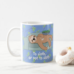 Mug À la paresse ou pas à la paresse dormant avec le