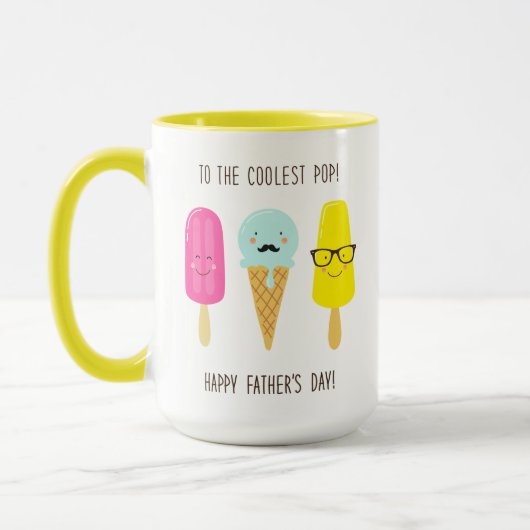 Mug À la pop la plus froide - Fête des pères (Gauche)