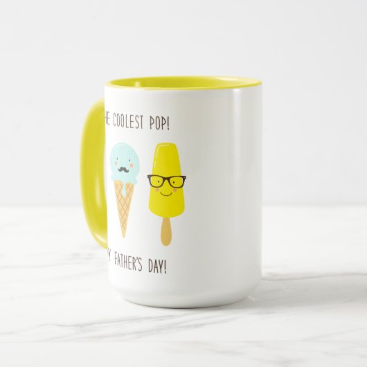 Mug À la pop la plus froide - Fête des pères (Devant gauche)