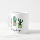 Mug À la recherche de cactus drôles (Devant gauche)