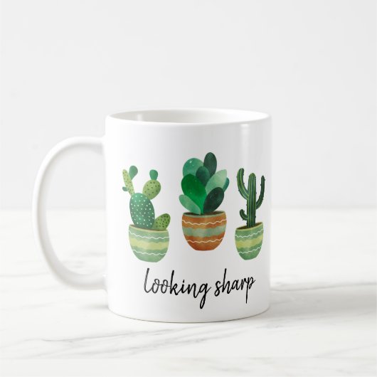 Mug À la recherche de cactus drôles (Gauche)