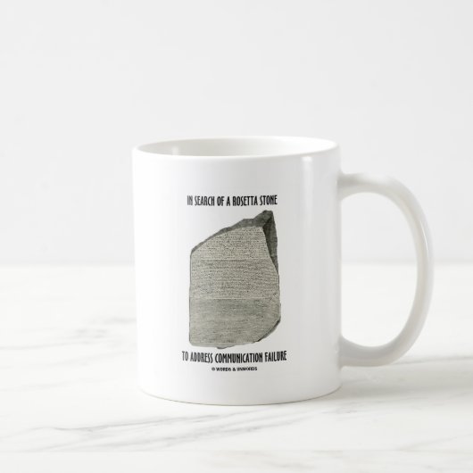 Mug À La Recherche De Rosetta Stone Adresse Communicat (Droite)