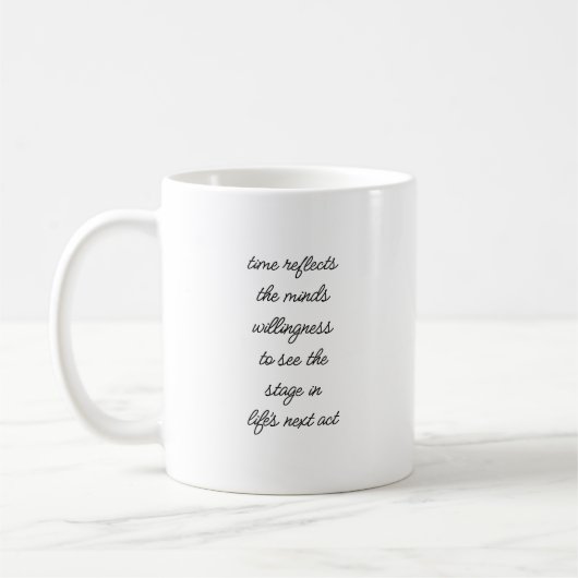 Mug à l'acte suivant de la vie (Gauche)