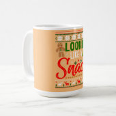 Mug A L'Air D'Un Snack Drôle Cookie De Noël Vilain (Devant gauche)