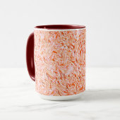 Mug A l'air texturé de mur, couleur saumon (Devant gauche)