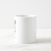 Mug à l'aquarelle florale initiale - H (Centre)