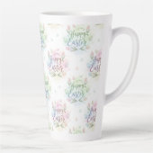 Mug à l'aquarelle Joyeuses Pâques écriture manuscr (Droite)