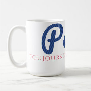 Mug à l'aspect brodé Paris Toujours Dans Mon Cœur