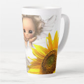 Mug à latte Ange Tournesol (Angle droit)