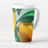 Mug à latte aux citrons charmants (Angle droit)