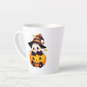 Mug à latte de Panda Halloween mignon | Panda Kawa (Angle gauche)