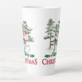 mug à latte de style Noël (Devant)