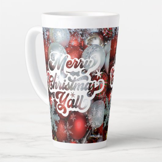 mug à latte de style Noël (Angle gauche)
