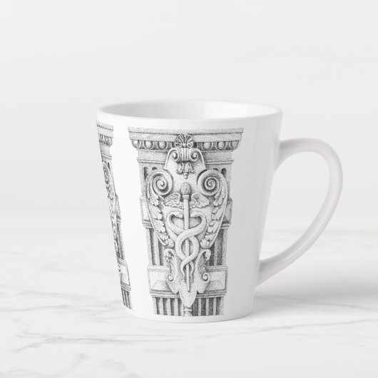 Mug à latte effilé CADUCEUS (Droite)
