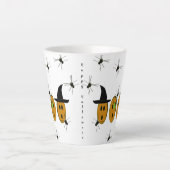 Mug à latte Joyeux Halloween (Devant)