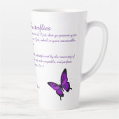 Mug à Latte Papillons Magnifiques (Droite)