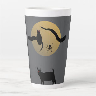 Mug à latte pleine lune hantée