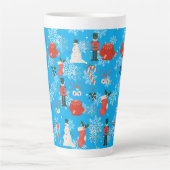mug à latte style Noël  (Devant)