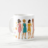 Mug à l'effigie d'une icône de la mode des années  (Devant gauche)