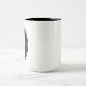 Mug à l'emblème ovale doré du zodiaque de Leo | As (Centre)